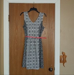 Rewind A-line Skater Dress with Belt